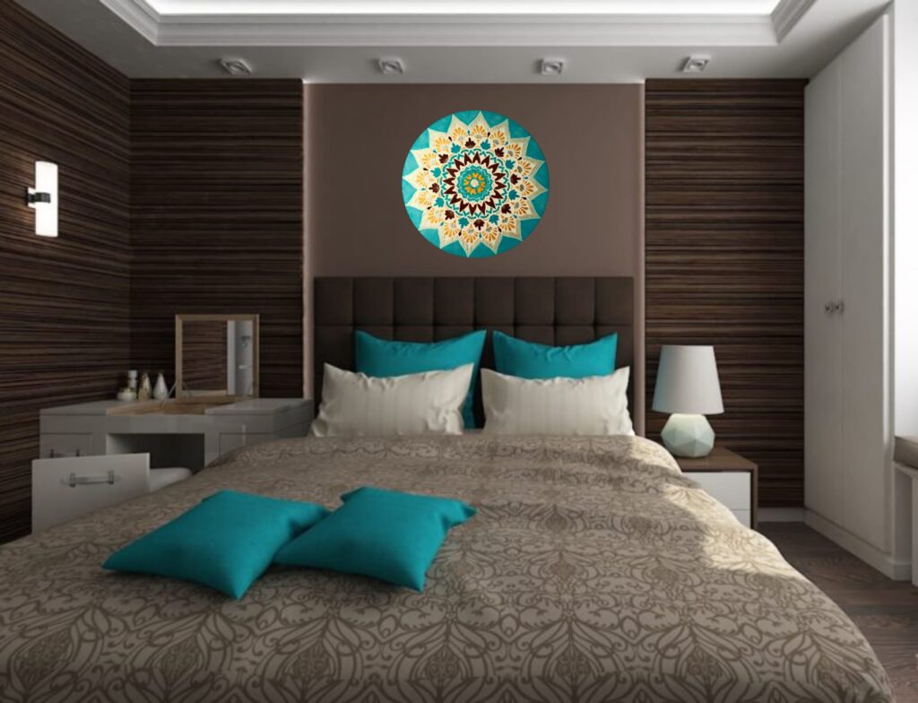 Art Mandala в интерьере заказать
