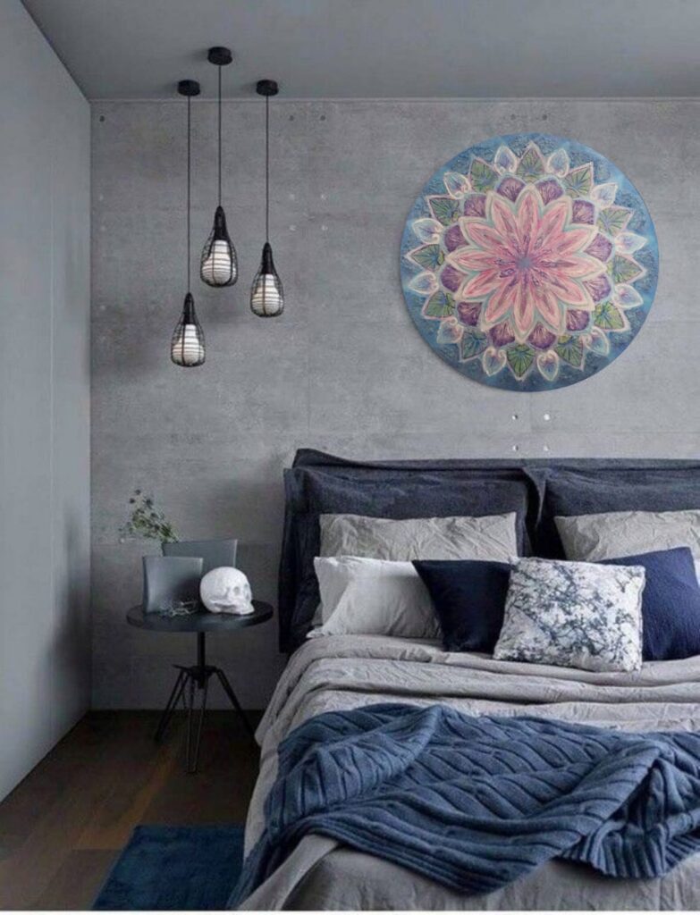 Art Mandala в интерьере заказать в Питере