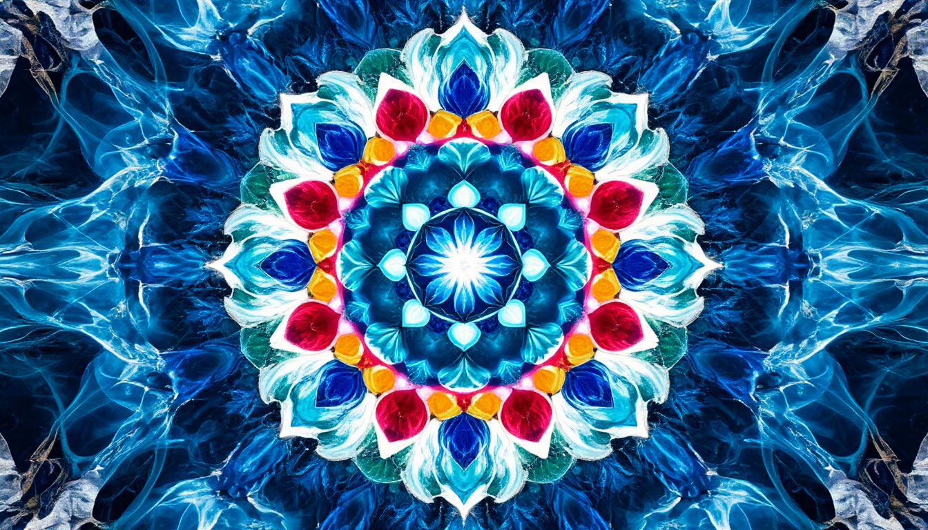 структурирование воды с помощью мандалы 